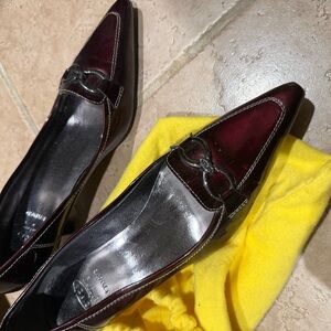 Elegant Burgundy Leather shoes